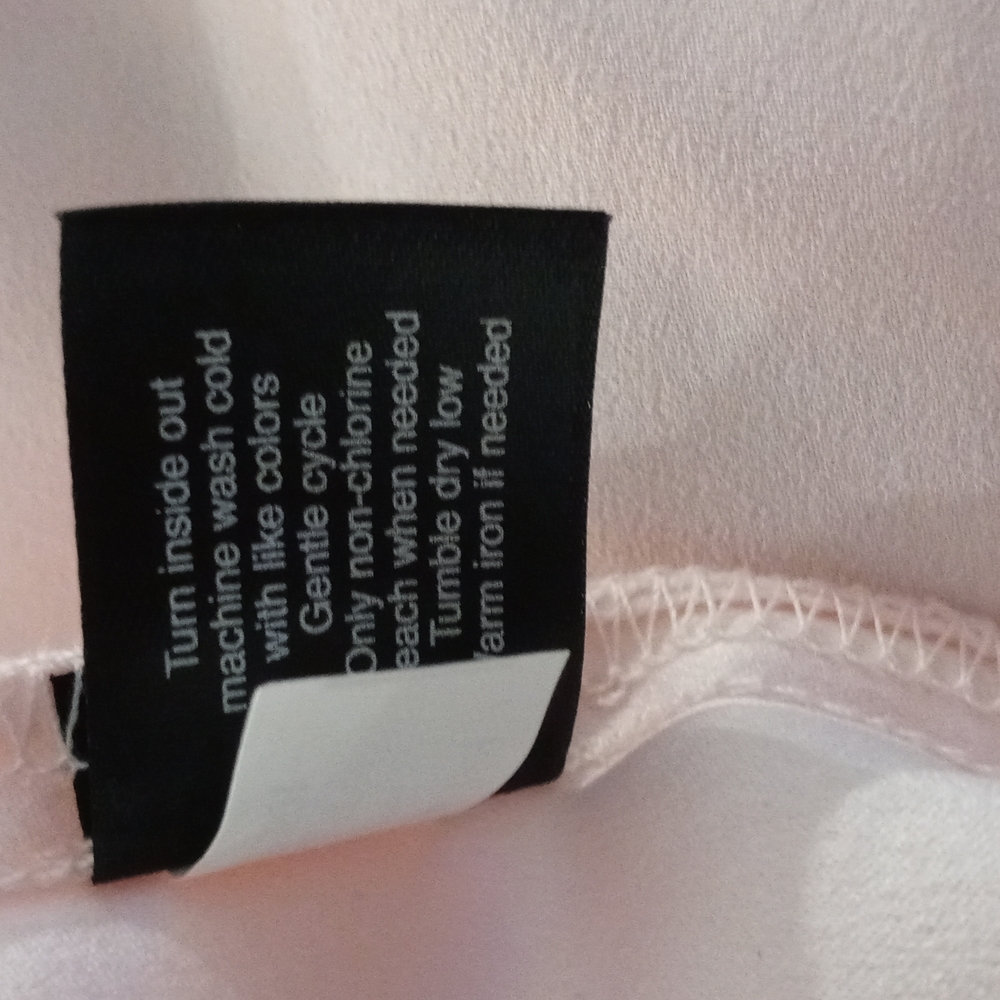 Lane Bryant Pink Kimono Long Sleeve Top Blouse Plus Size Back Tie Closure - Picture 10 of 10